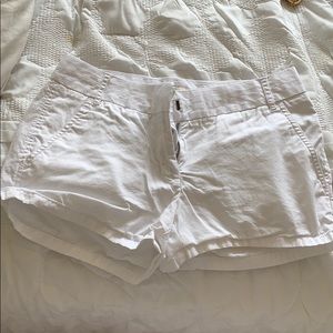 JCrew white shorts size 0.